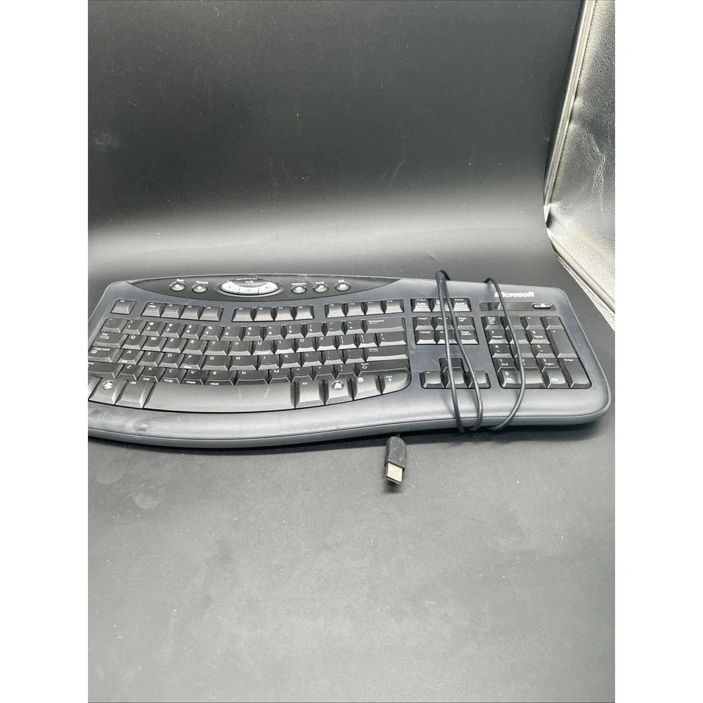Microsoft Comfort Curve USB Keyboard 2000 v1.0 1047 Ergonomic KU-0459 TESTED
